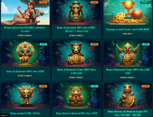 Spinanga Casino lobby – giochi online e slot disponibili