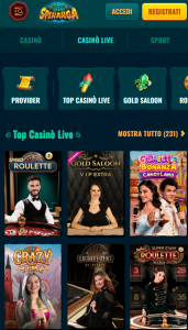 Esempio di deposito effettuato da cellulare